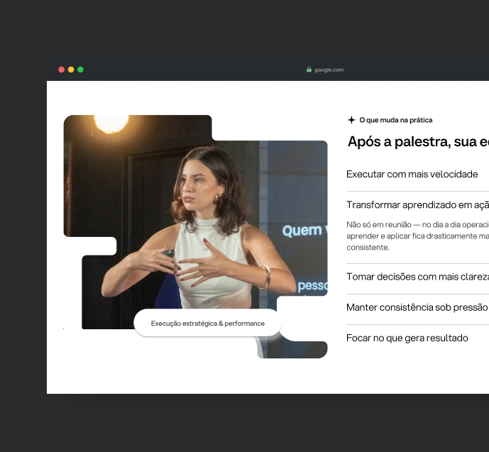 Versão mobile da landing page de Sofia Stefanon